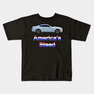 America's Steed - White Kids T-Shirt